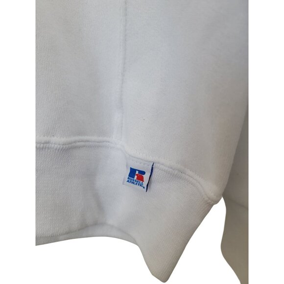 Neutrogena x Russell Athletic THE JUICIEST White Crewneck Sweatshirt Women's XL - Picture 3 of 8